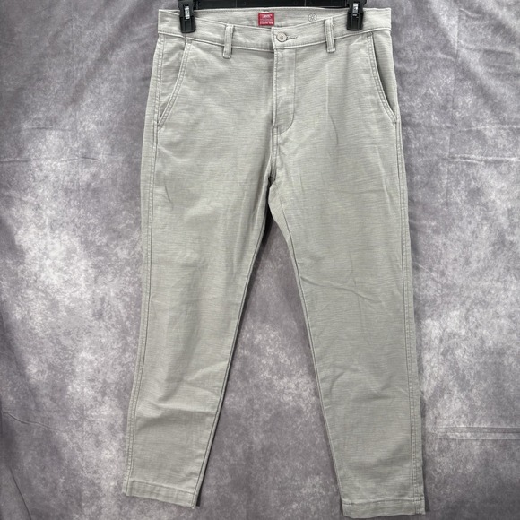 Levis XX Chino Pants Mens 32x30 Gray Standard Taper Warm - Picture 2 of 9